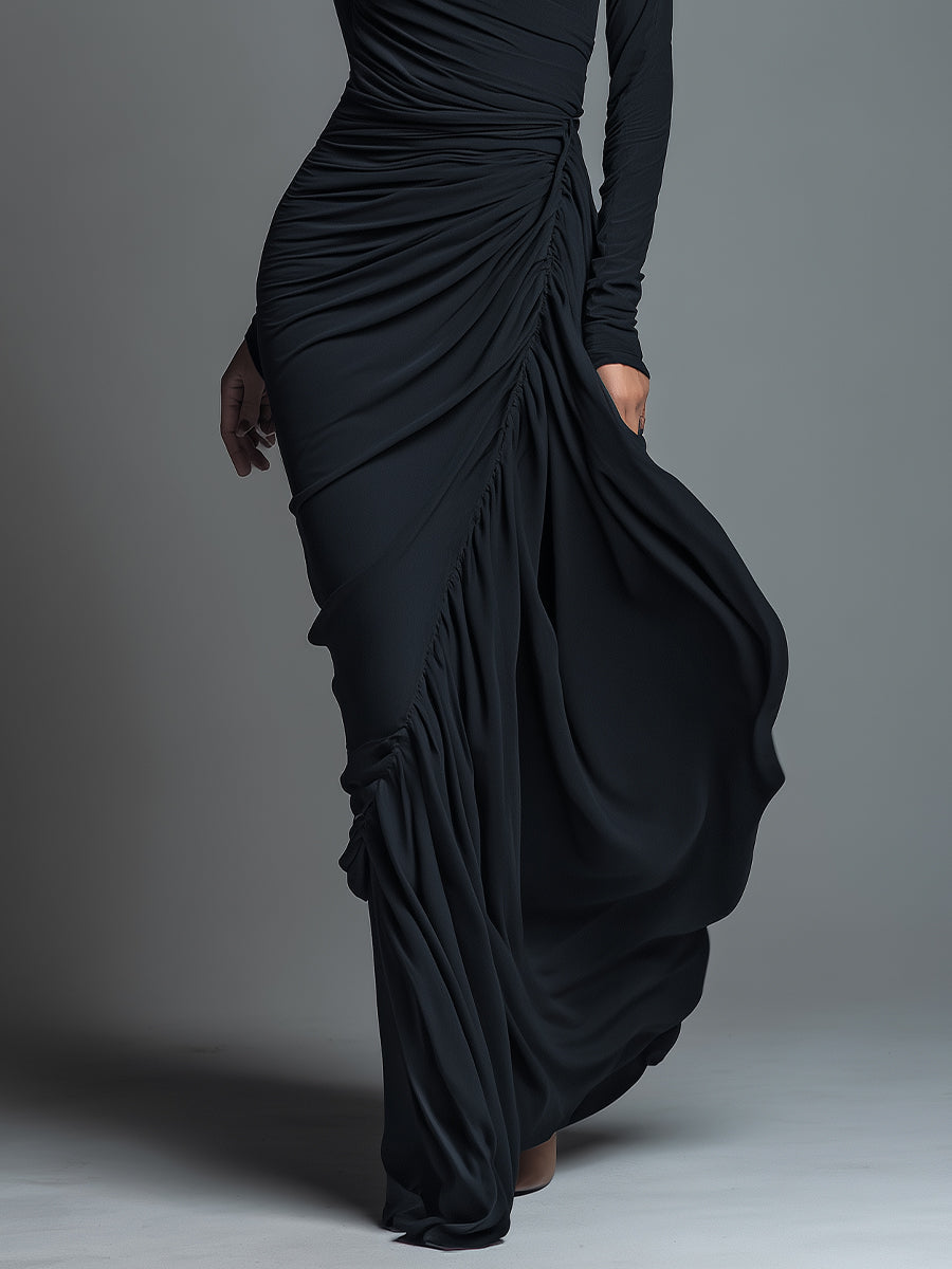Elegant Black Maxi Dresses for Women MDA1541H1I