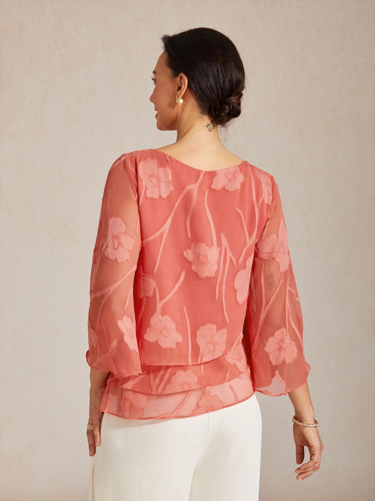 Floral Chiffon Blouse