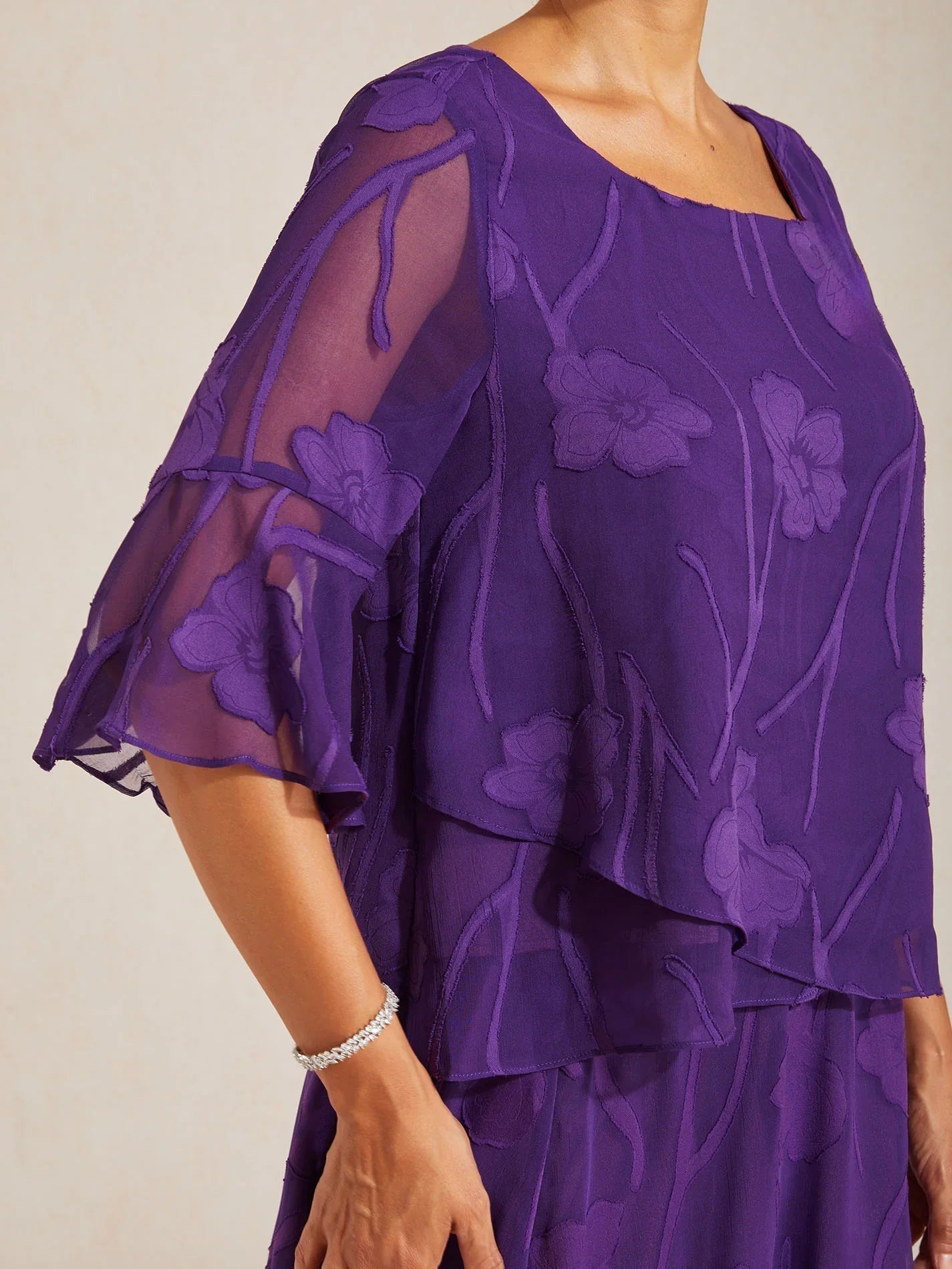 Silk Shirt with Asymmetrical Hem