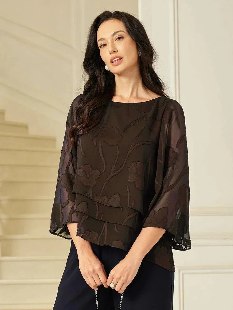 Floral Chiffon Blouse
