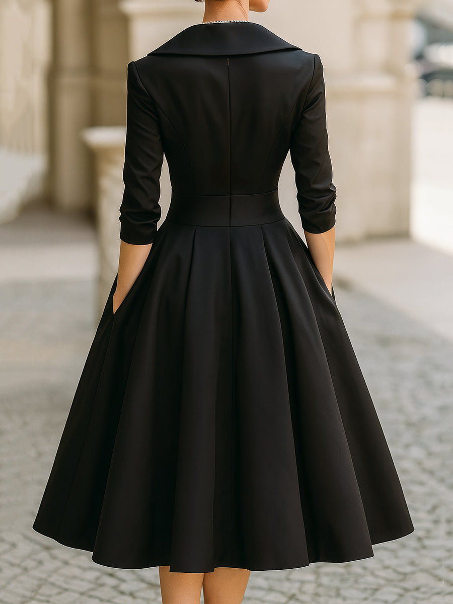 Claudina | Elegant Midi Dress