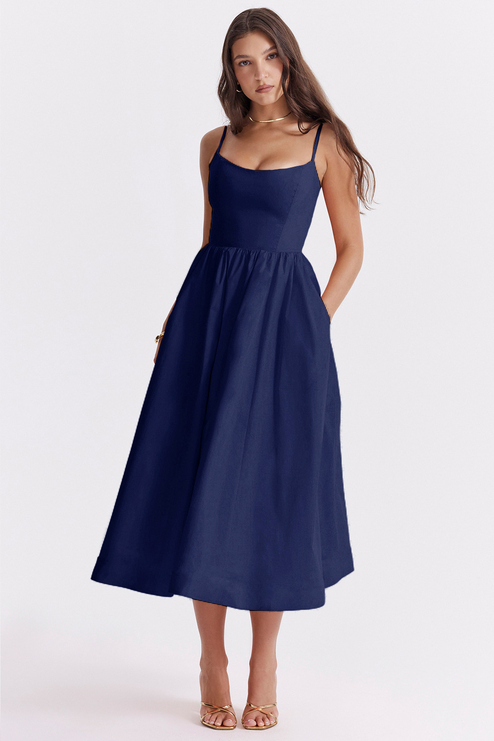 Estelle | Elegant Midi Corset Dress for Summer