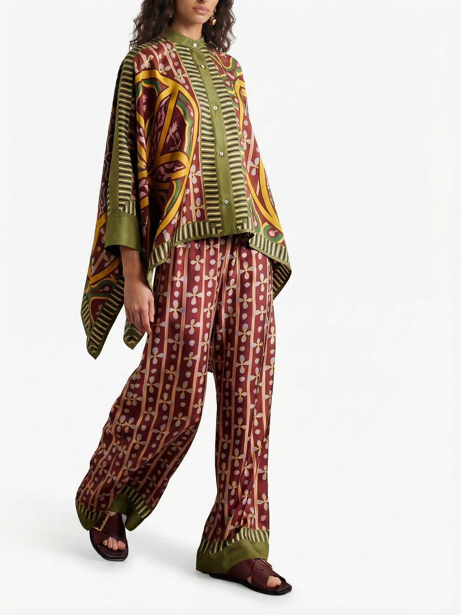 Wide Bohemian Graphic T-Shirt