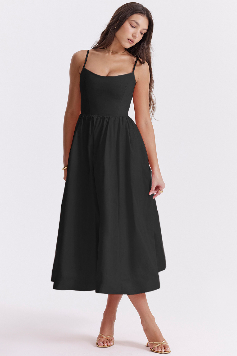 Estelle | Elegant Midi Corset Dress for Summer