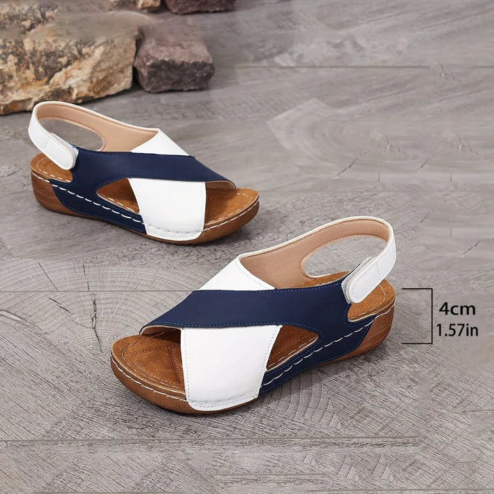 Orthopedic Sandals with Comfortable Diagonal Heel for Women