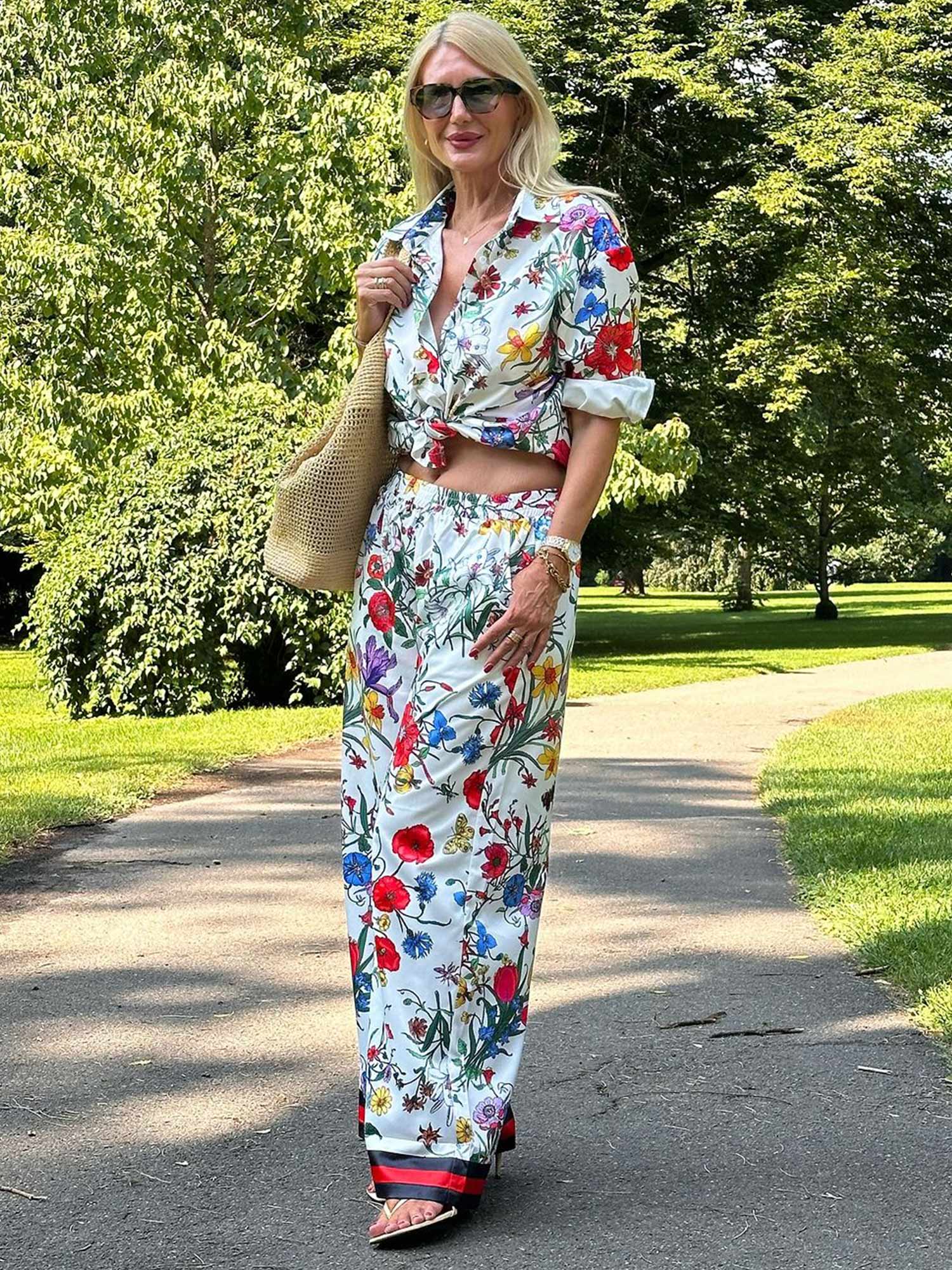 Wide Leg Botanical Bliss Pants