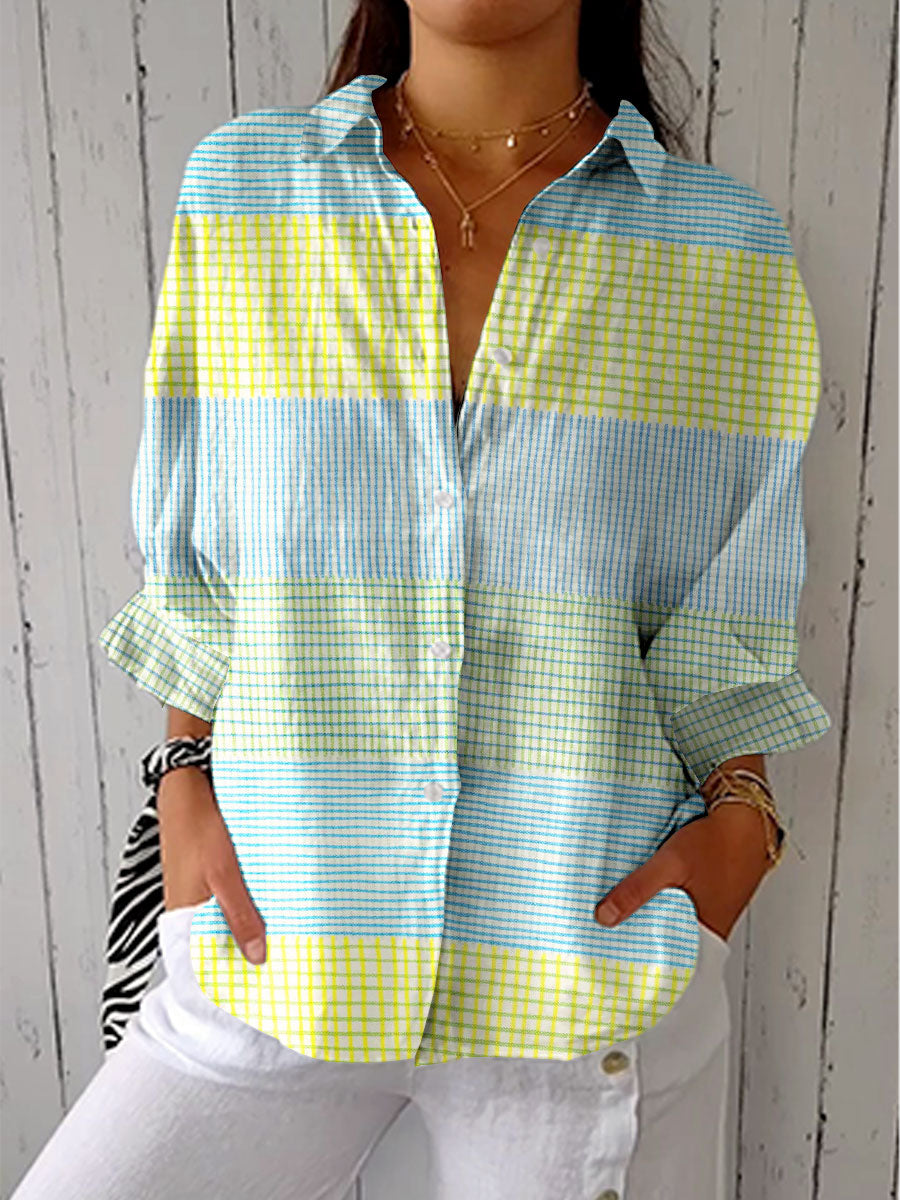 Philippa | Pastel Mesh Blouse