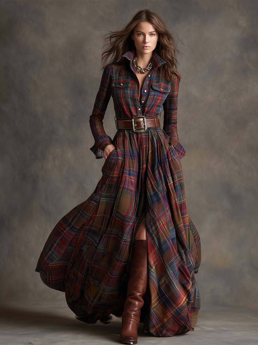 Scarlett | Shirt Dress with Belt