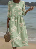 Gwen | Midi Dress with Floral Print