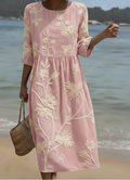 Phoebe | Midi Dress with Floral Print