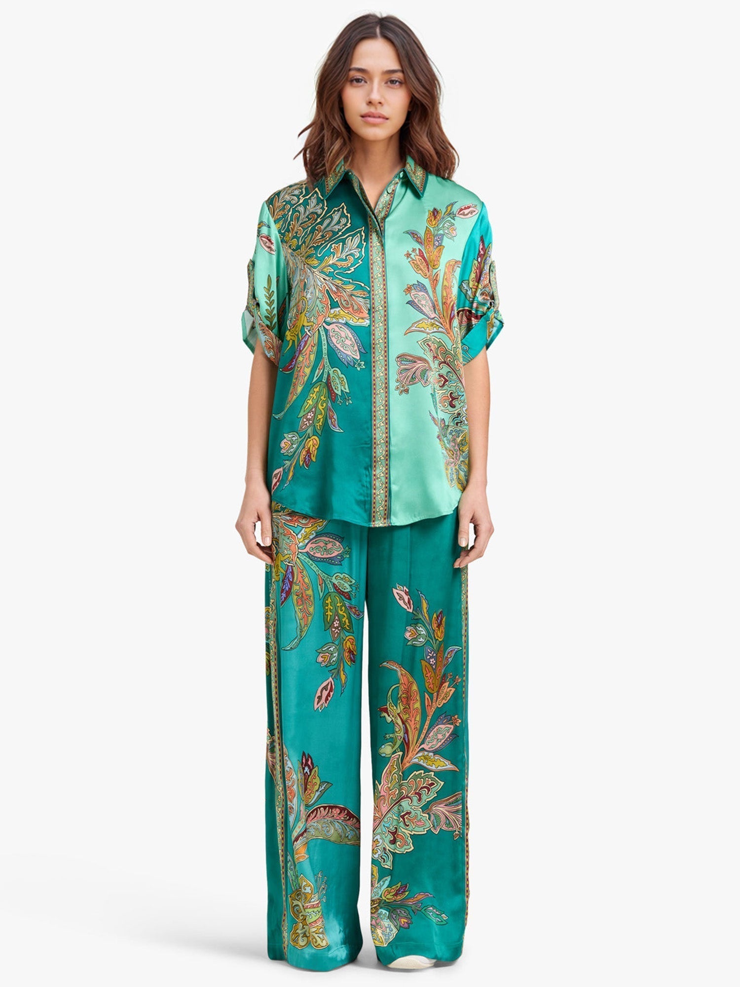 Emerald Wide Leg Pants