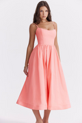 Estelle | Elegant Midi Corset Dress for Summer