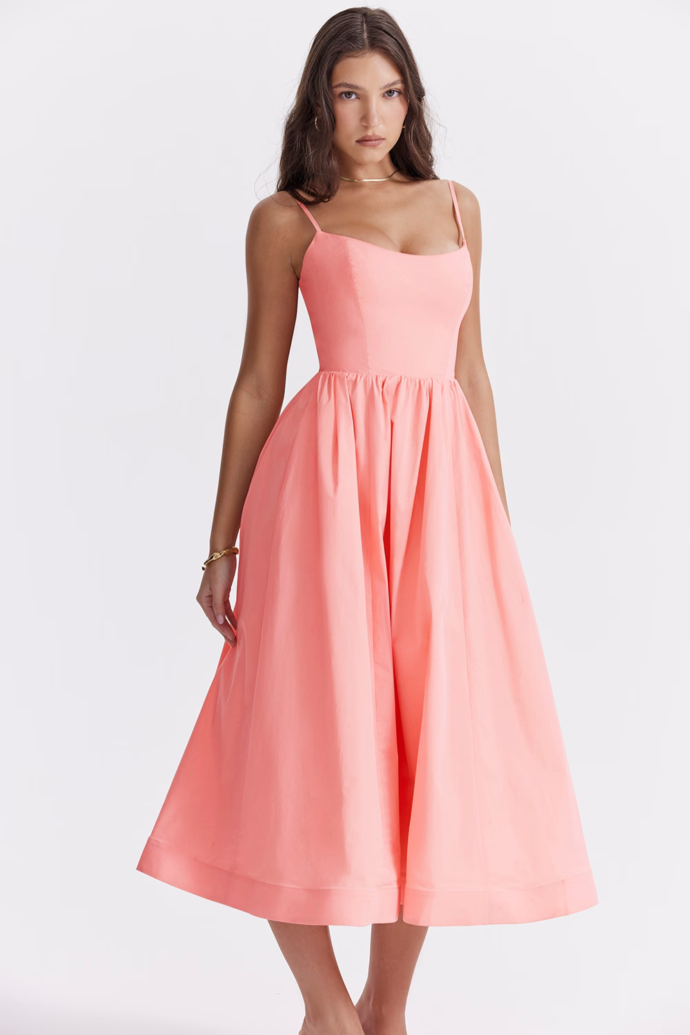 Estelle | Elegant Midi Corset Dress for Summer