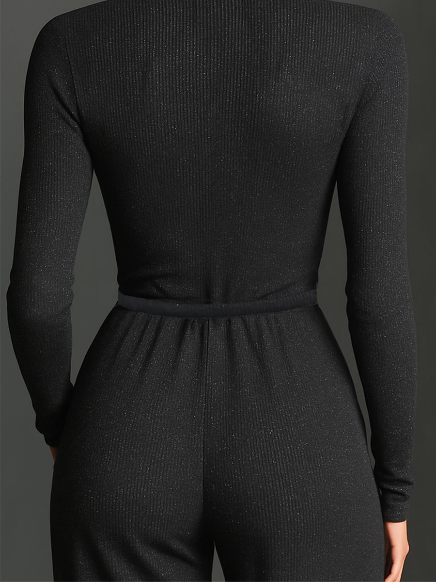 Elegant Women's Jumpsuit with Front Zipper MDA2560G5I