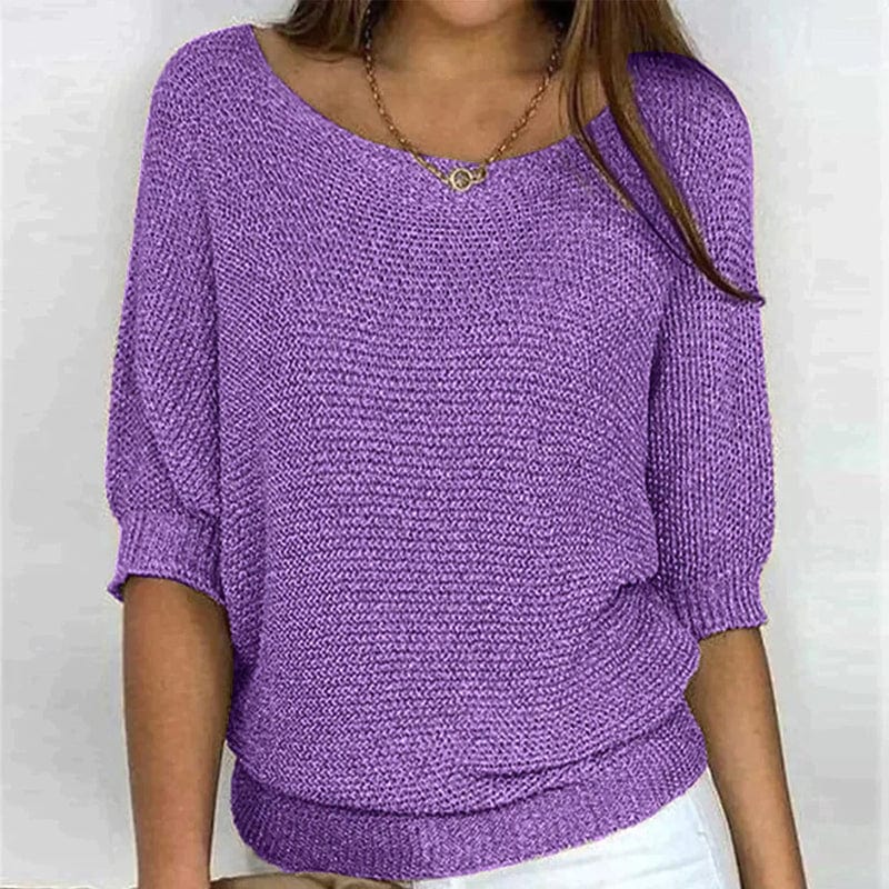 Roundel | Three-Quarter Sleeve Sweater