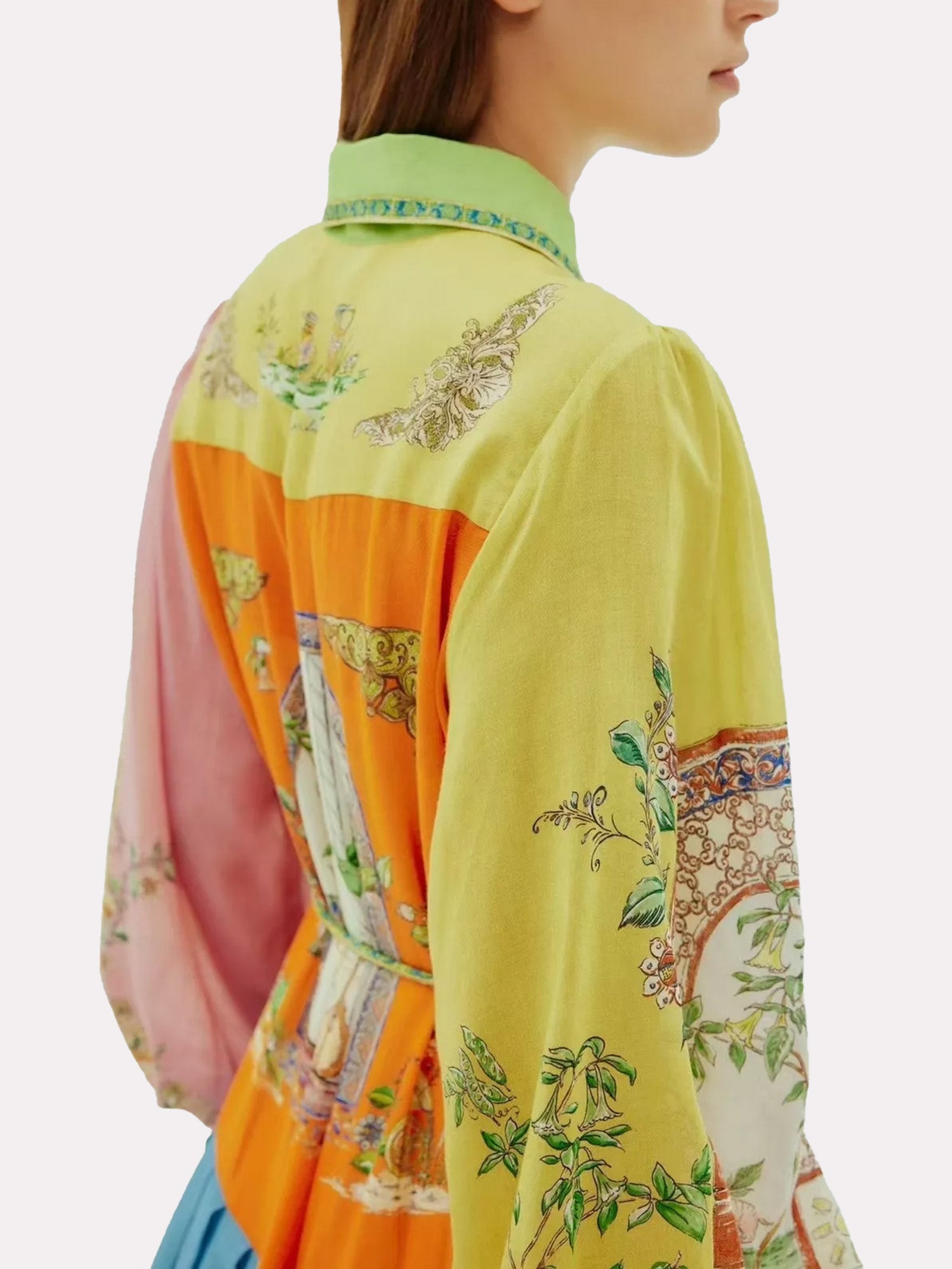 Printed Midi Dress Inspired by Vintage
