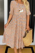 Zarla | Midi Dress with Short Sleeves