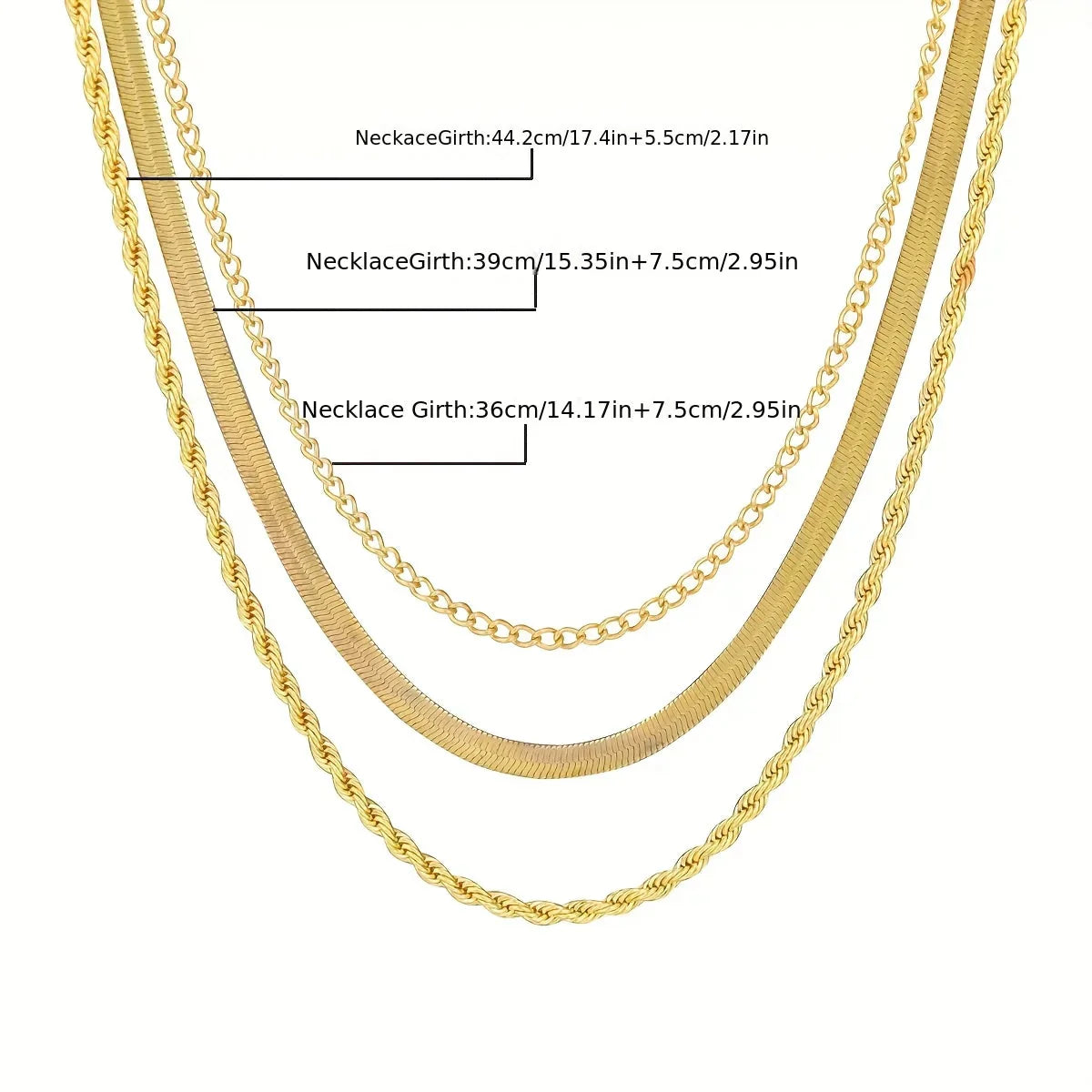 Elegant Multi-Level Gold Pendant