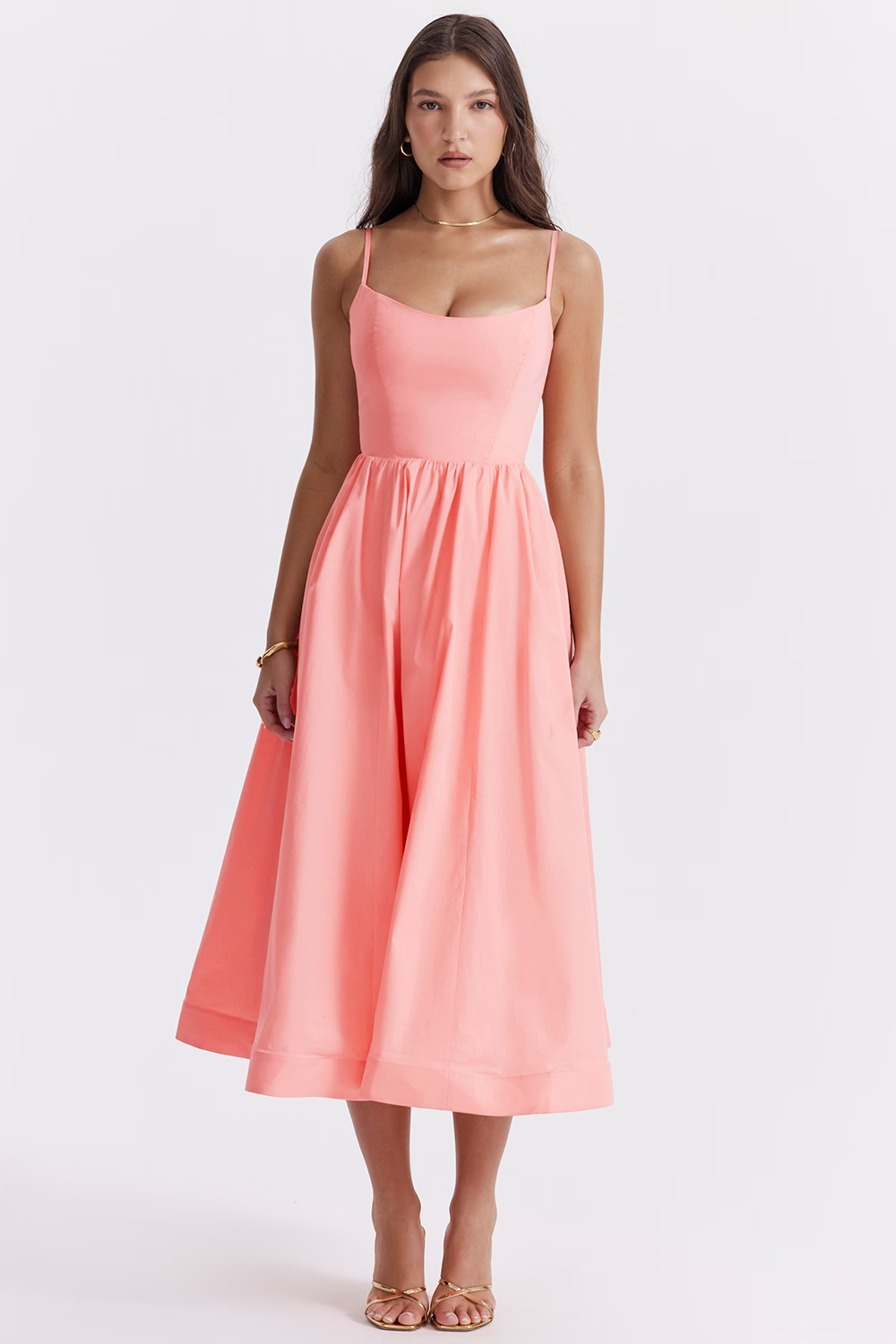 Estelle | Elegant Midi Corset Dress for Summer