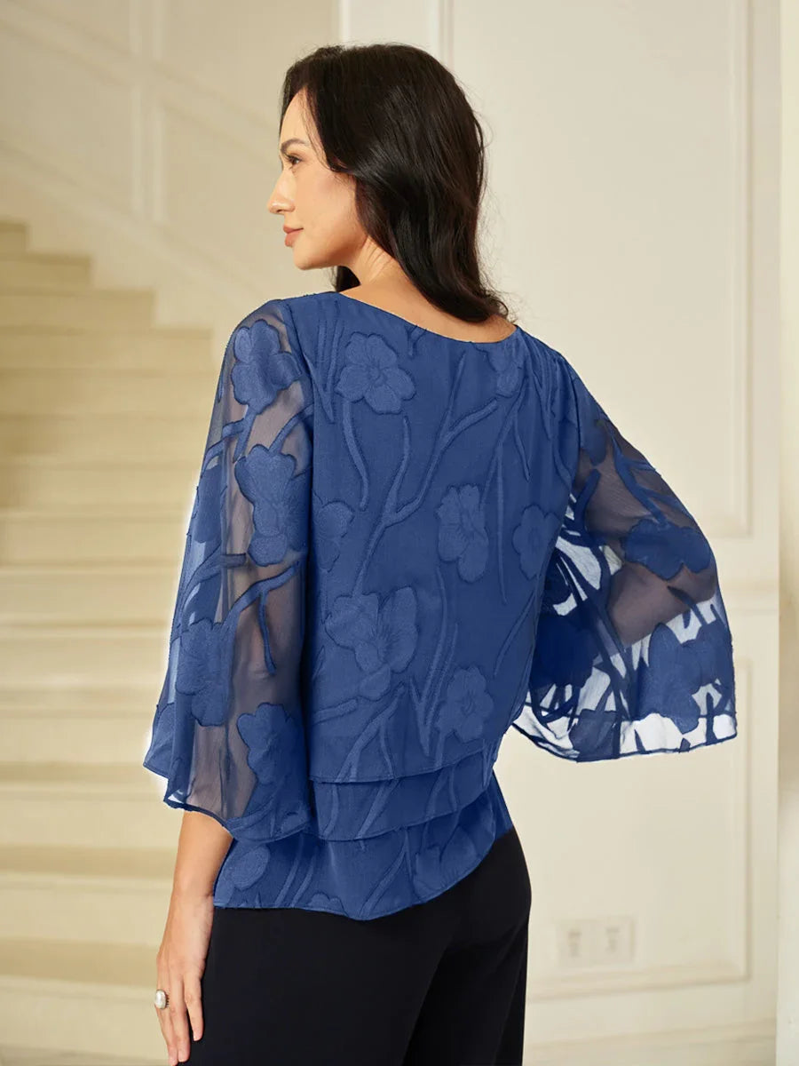 Floral Chiffon Blouse