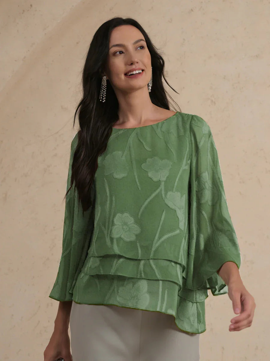 Floral Chiffon Blouse