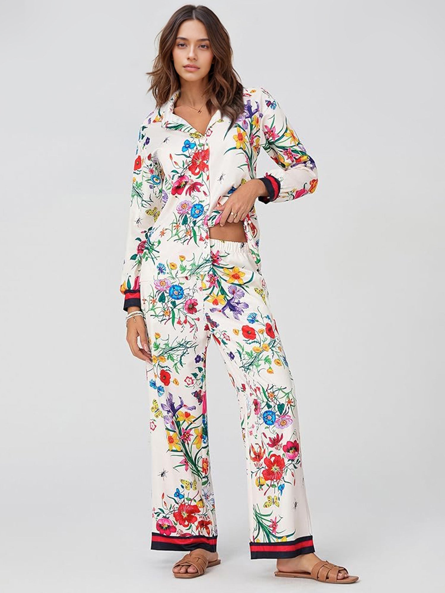 Wide Leg Botanical Bliss Pants