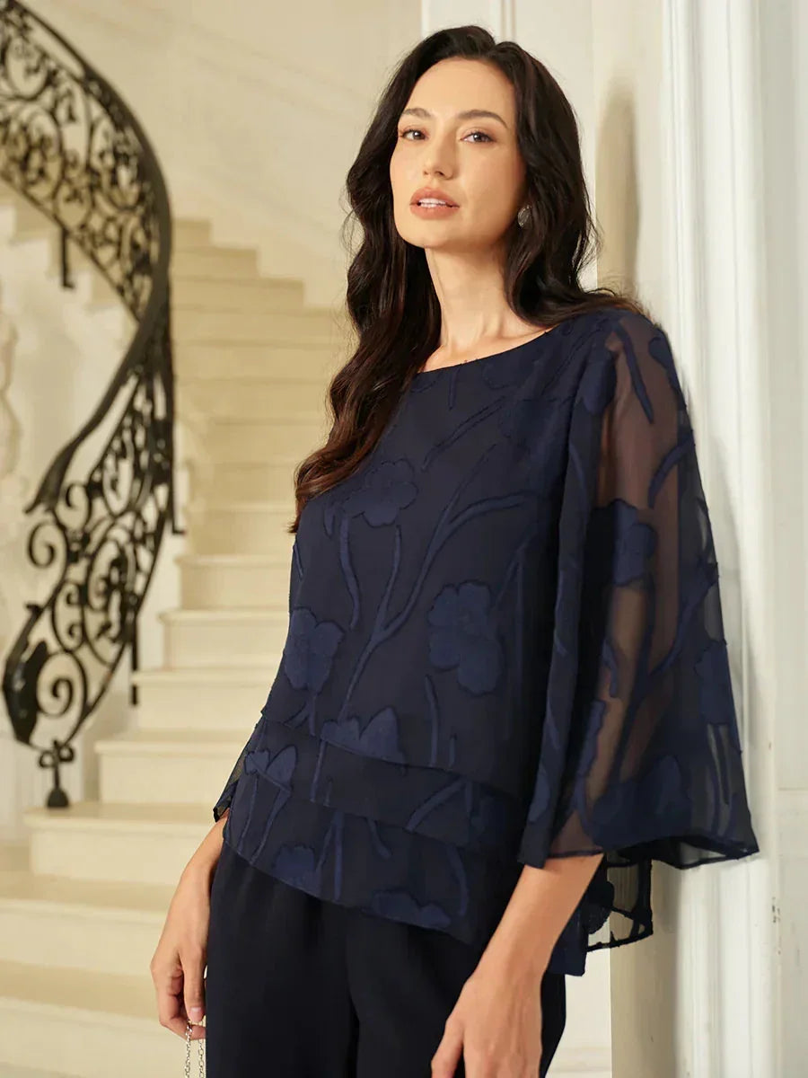 Floral Chiffon Blouse