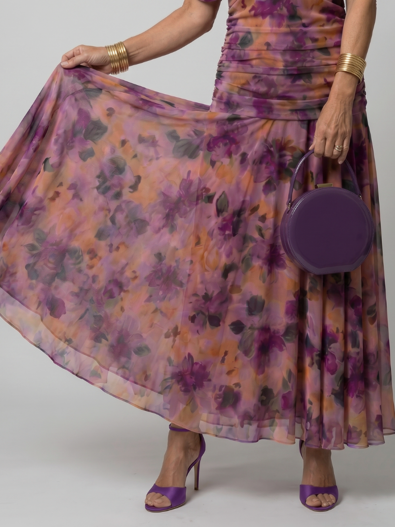 Klen | Midi Dress with Exposed Shoulders