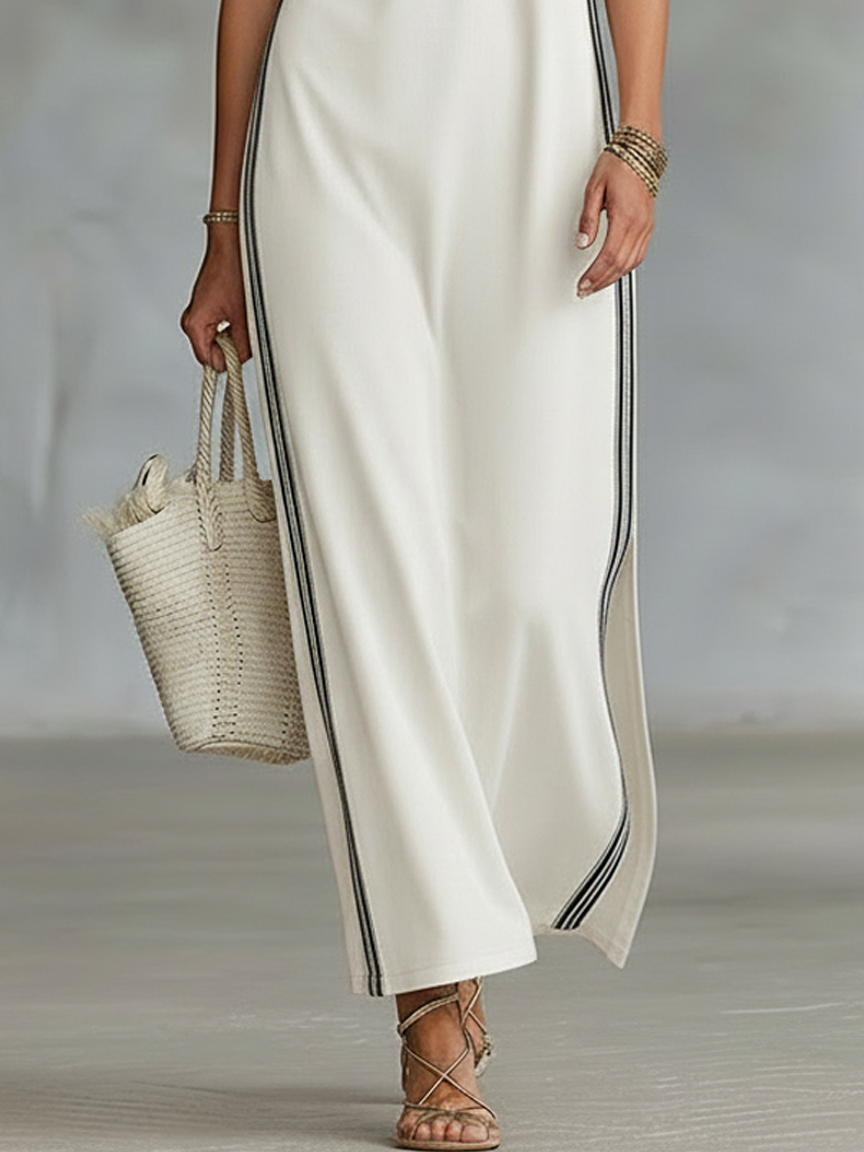 Athletic Style Maxi Dresses for Women with Sleeves MDZ1960C6Y