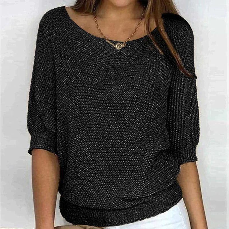 Roundel | Three-Quarter Sleeve Sweater