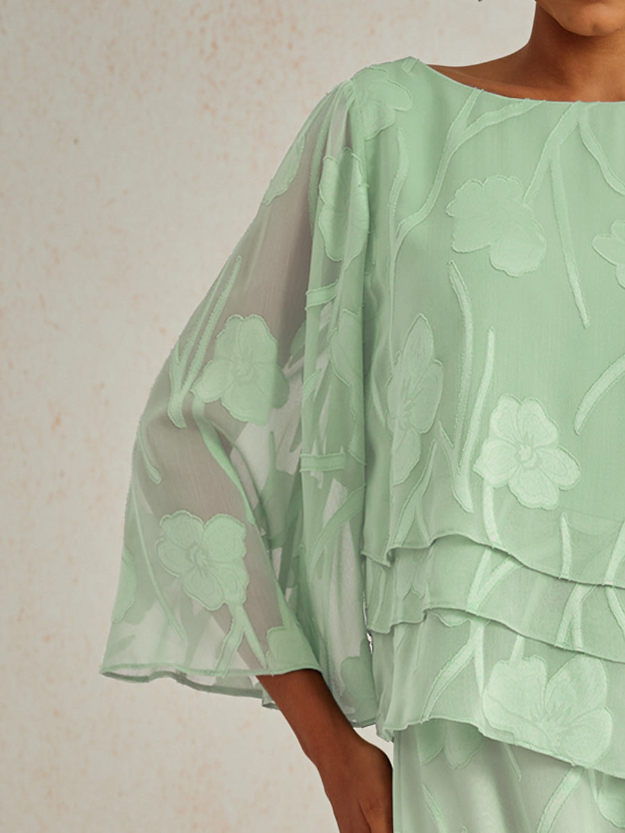 Floral Silk Layered Shirt