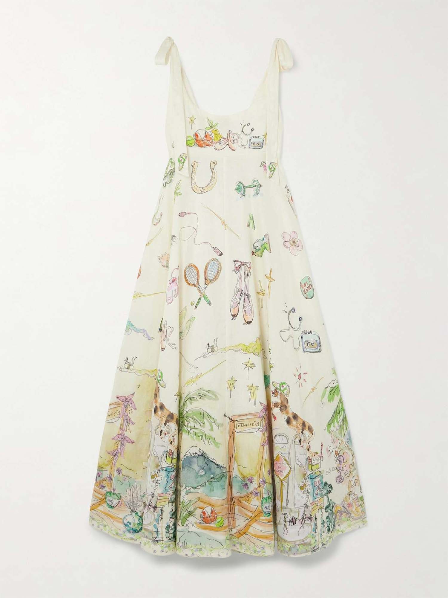 Elegant Sandal Dresses in Cream Color with Delicate Straps