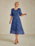 Maxi Dresses Made of Lace with Edges