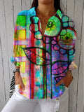 Pena | Artistic Floral Shirt