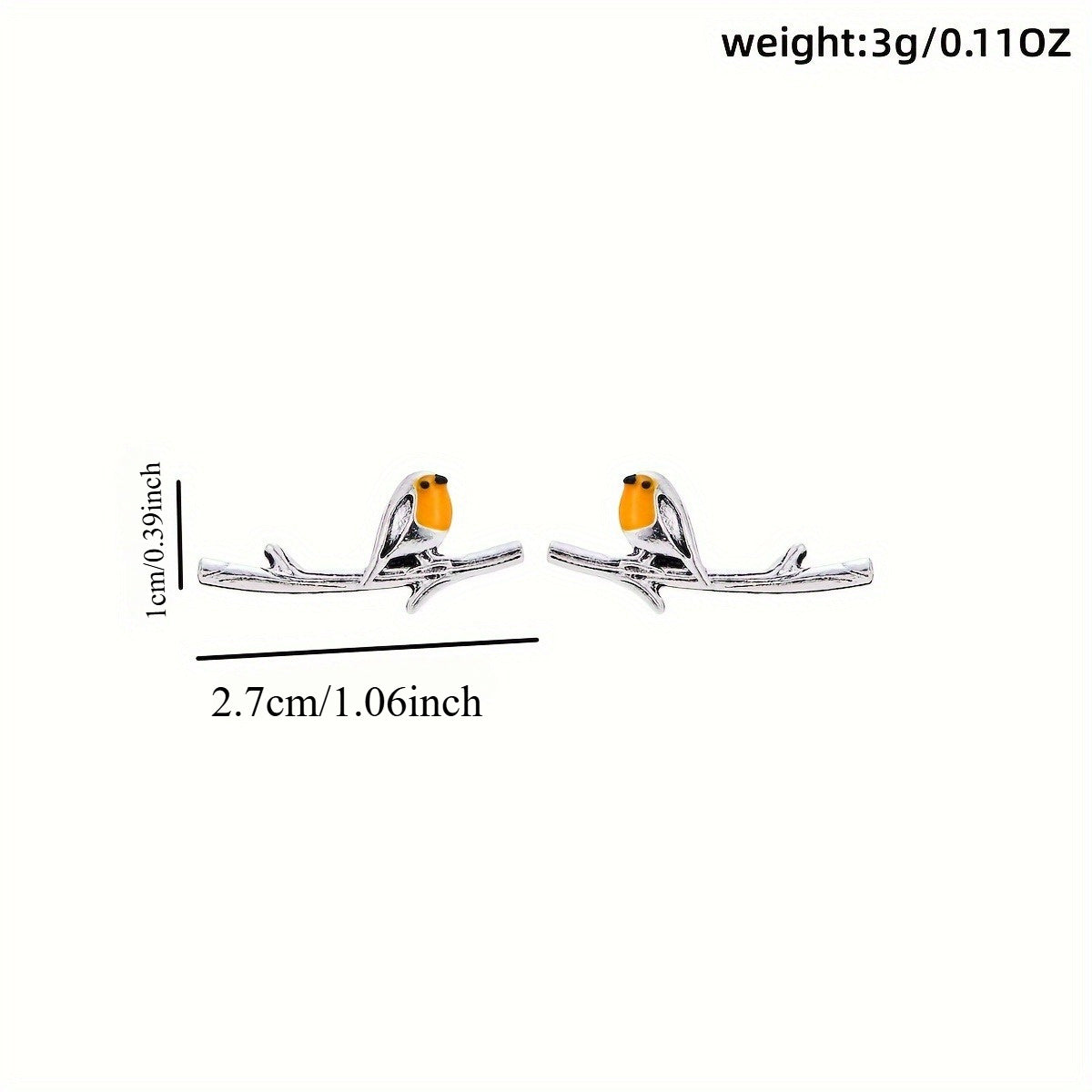 Animation Bird Earrings