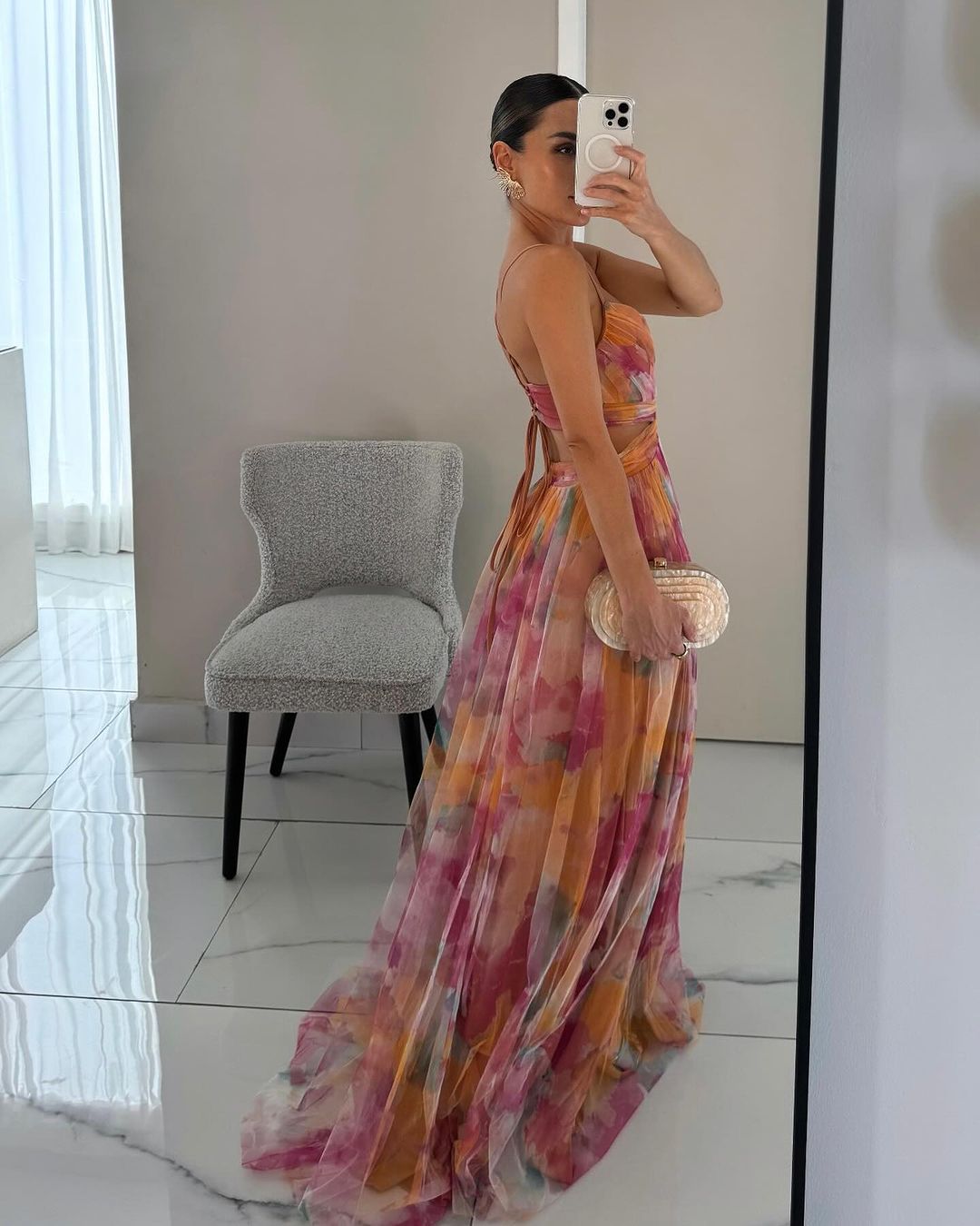 Elena - Elegant Floral Maxi Dress