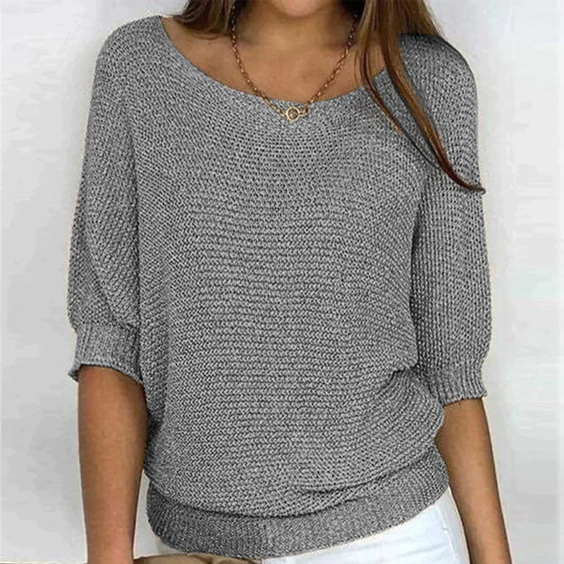 Roundel | Three-Quarter Sleeve Sweater