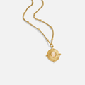 Monique Vintage Necklace with Stone