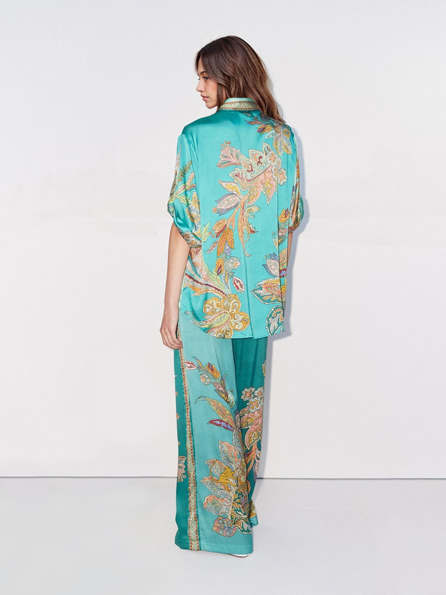 Emerald Wide Leg Pants