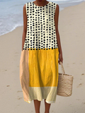 Lia | Midi Dress with Polka Dots in Colors
