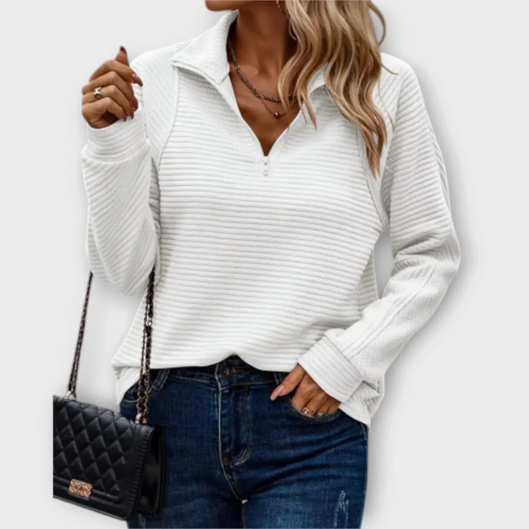 Olivia | Half-Zip Sweater