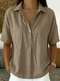 Vilo | Blouse with Collar and Button