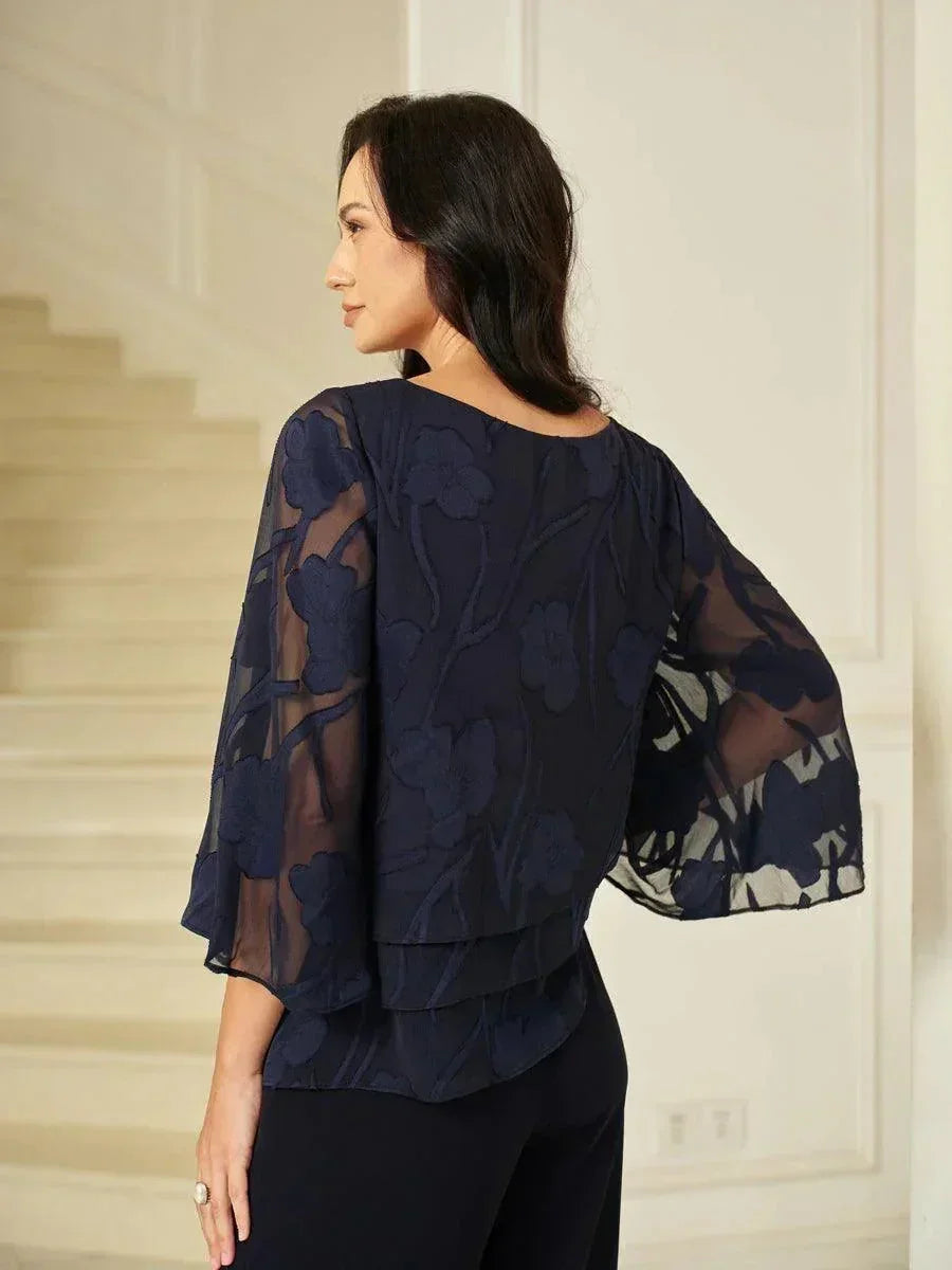 Floral Chiffon Blouse