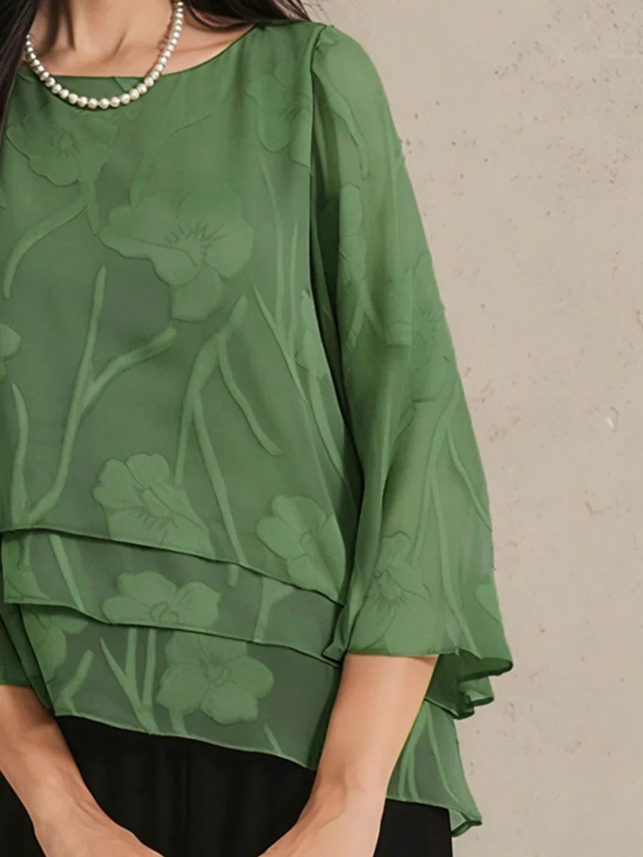Floral Chiffon Blouse