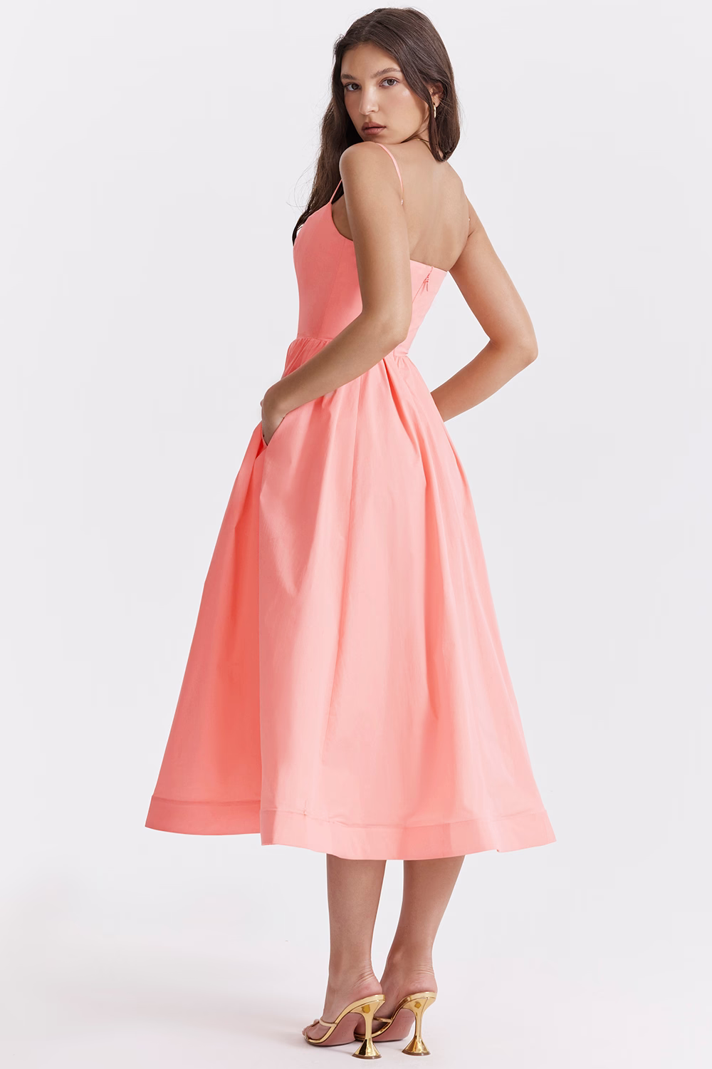 Estelle | Elegant Midi Corset Dress for Summer