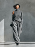 Modern Women's Set with One Shoulder and Cut MDA2539G2I