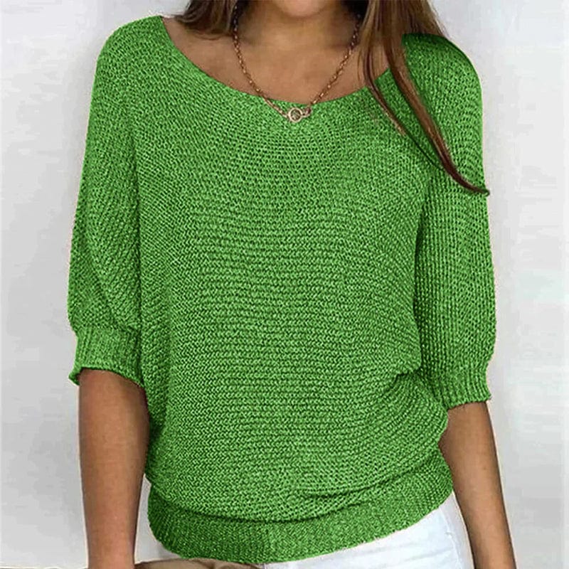 Roundel | Three-Quarter Sleeve Sweater