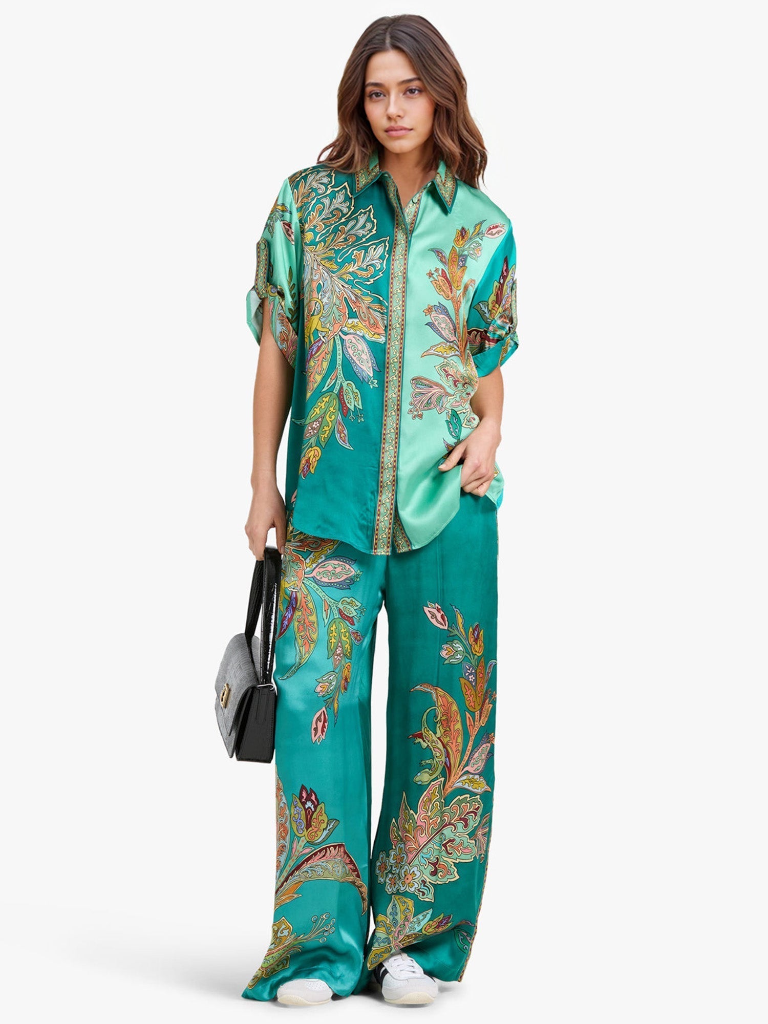 Emerald Wide Leg Pants