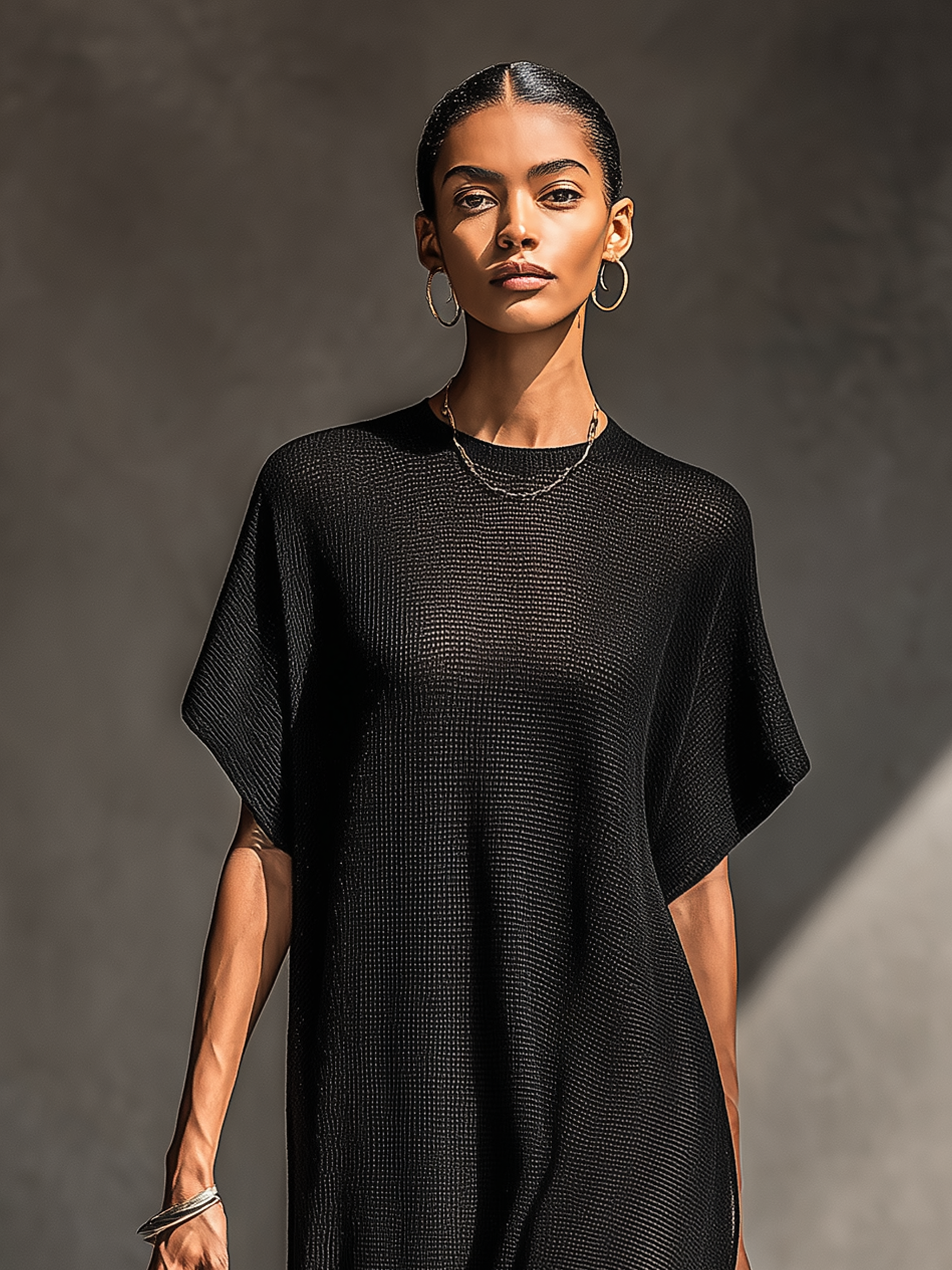 Minimalist Short Sleeve Maxi Dresses for Women MDZ0911A8Y