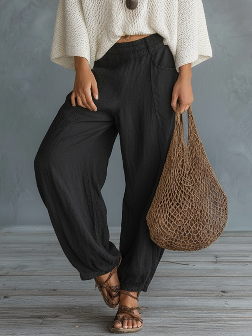 Lightweight Sweater Set with Cape Sleeves and MDZ2685A8Y Pants